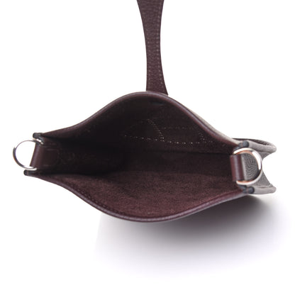 Hermes Taurillon Clemence Flipperball Sangle Evelyne TPM Rouge Sellier Caramel Nata Gold 4 of 10