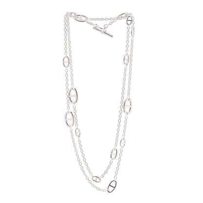 Hermes Sterling Silver Farandole Necklace 120 3 of 5
