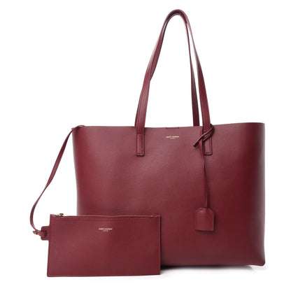 Saint Laurent Calfskin Large Shopping Tote Palissandre 1 of 10