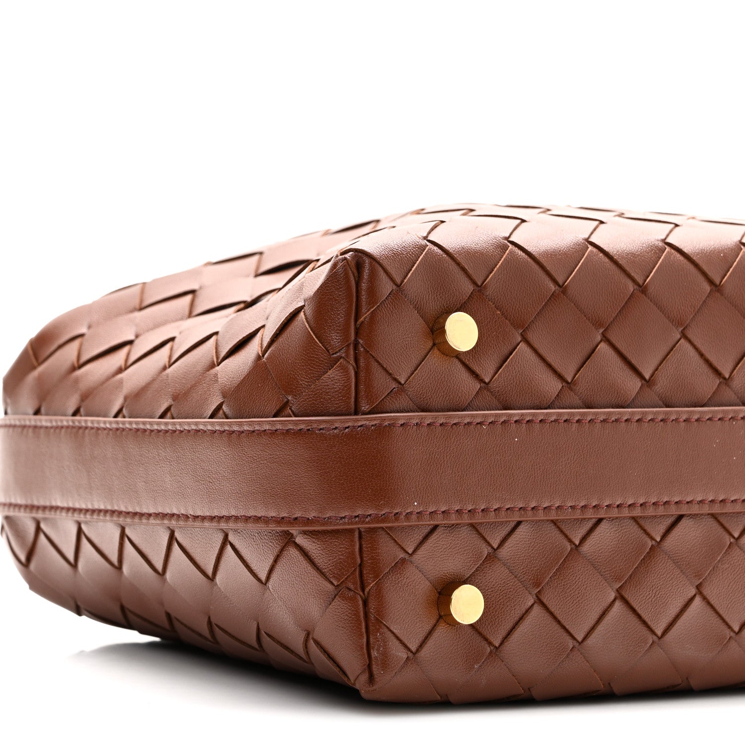 Bottega Veneta Calfskin Nappa Intrecciato Mini Wallace Sapele 9 of 10