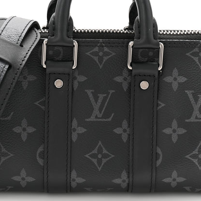 Louis Vuitton Reverse Monogram Eclipse Keepall XS Black 7 of 10