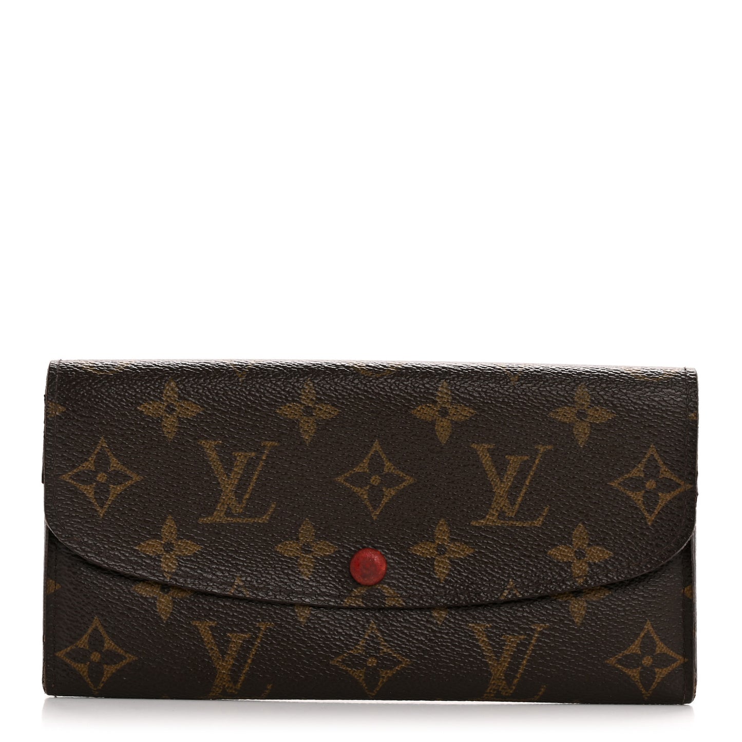 Monogram Emilie Wallet Red