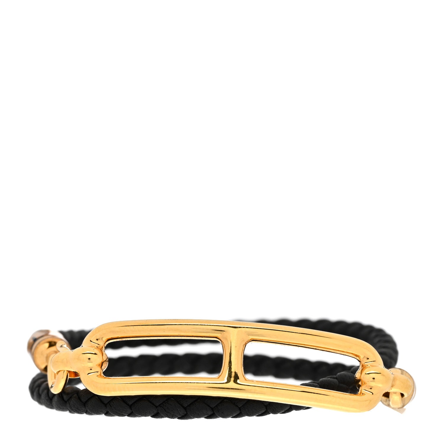Hermes Swift Roulis Double Tour Bracelet Black 1 of 4