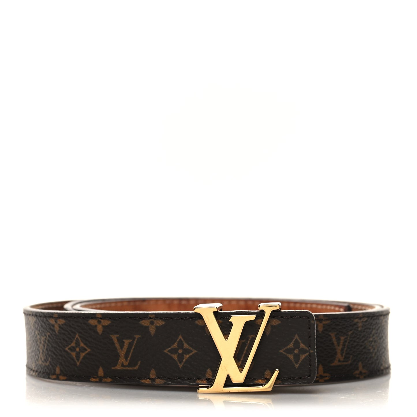 LOUIS VUITTON Mini Monogram 25mm LV Initiales Belt 95 38 95/38
