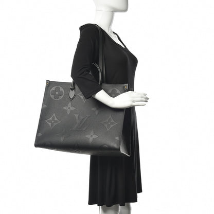 Louis Vuitton Empreinte Monogram Giant Onthego GM Black 2 of 9