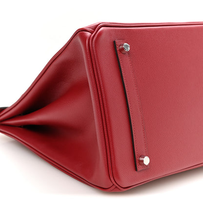 Hermes Epsom Birkin 35 Rouge Grenat 9 of 11