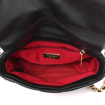 Chanel Goatskin Quilted Medium Chanel 19 Flap Black 5 of 11