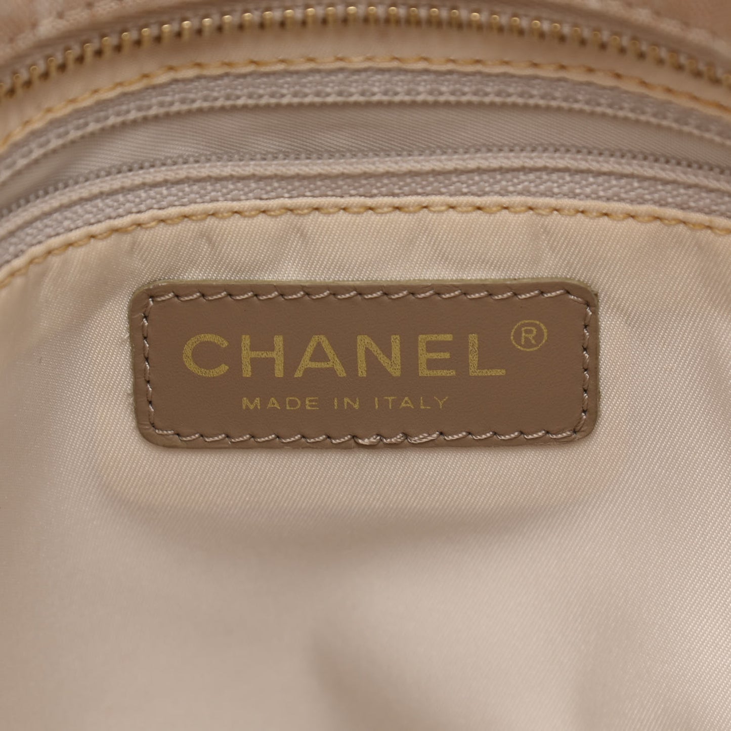 Nylon Travel Large Tote Beige