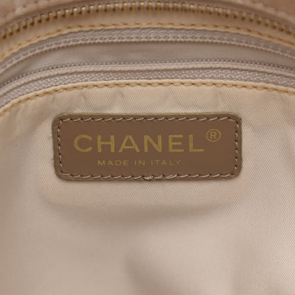 Chanel Nylon Travel Large Tote Beige 6 of 14