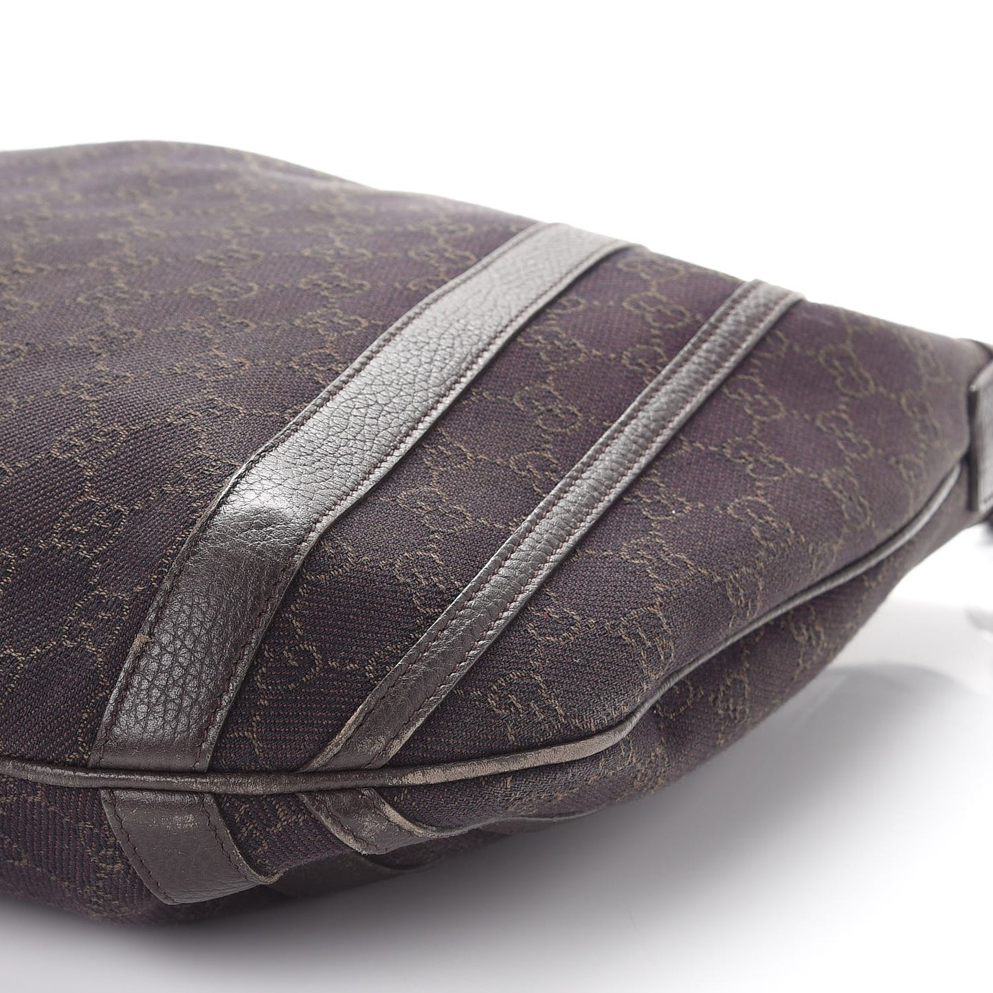 Monogram Medium Abbey Convertible Tote Dark Brown