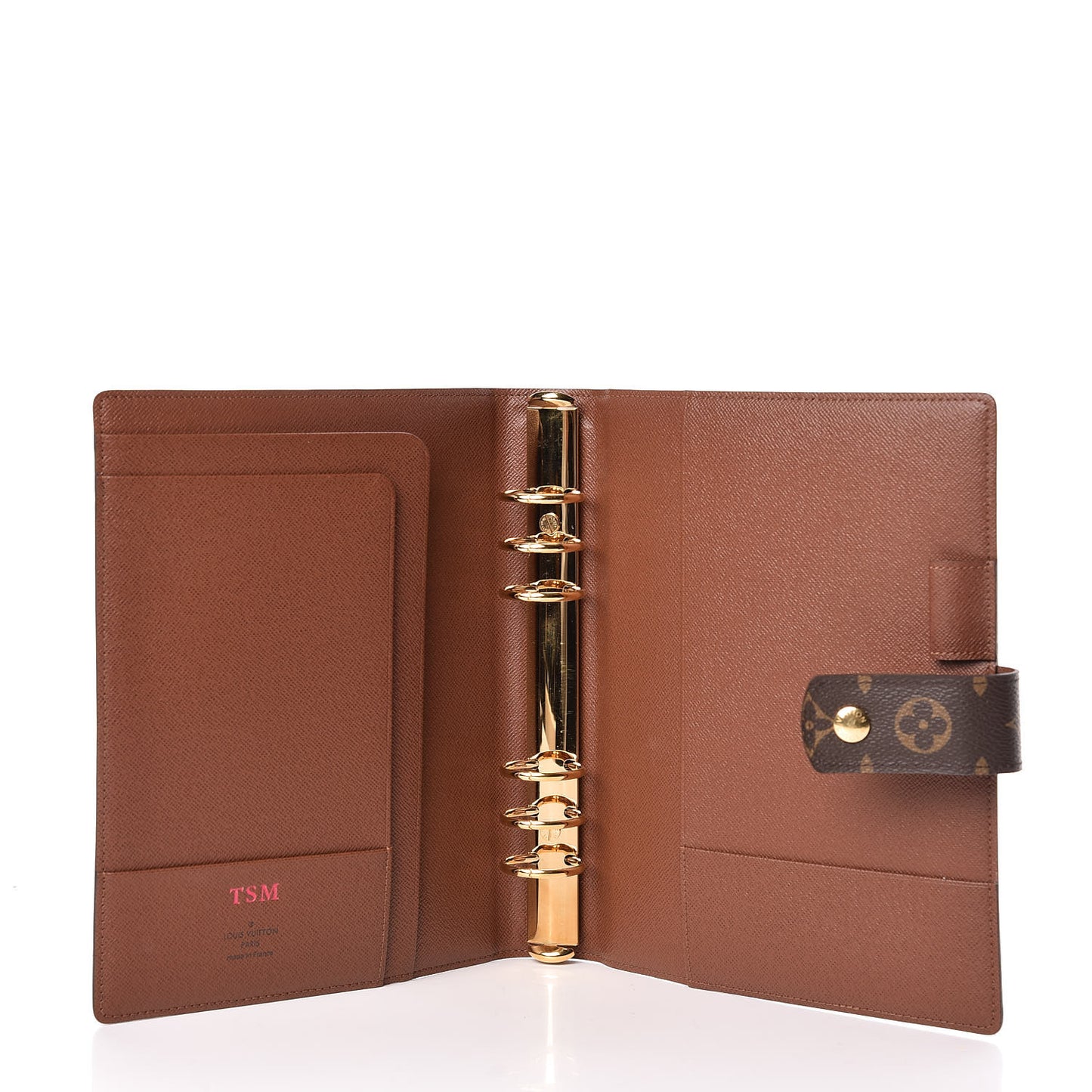 Monogram Large Ring Agenda Cover