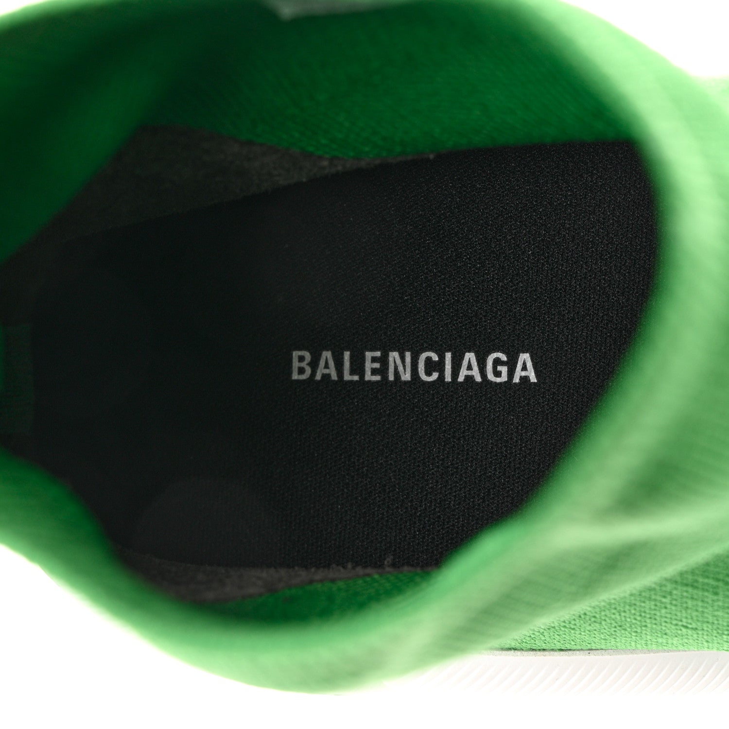 Balenciaga Technical 3D Recycled Knit Bi-Color Sole Mens Speed 2.0 Sneakers 45 Green 7 of 9