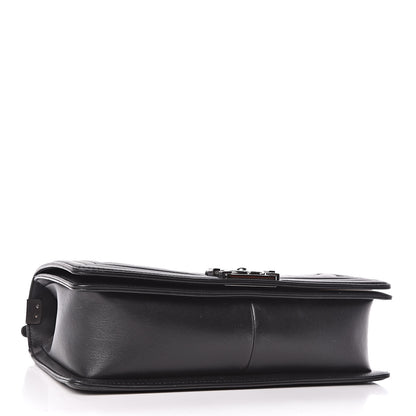 Chanel Caviar Chevron Quilted New Medium Boy Flap Black 4 of 12