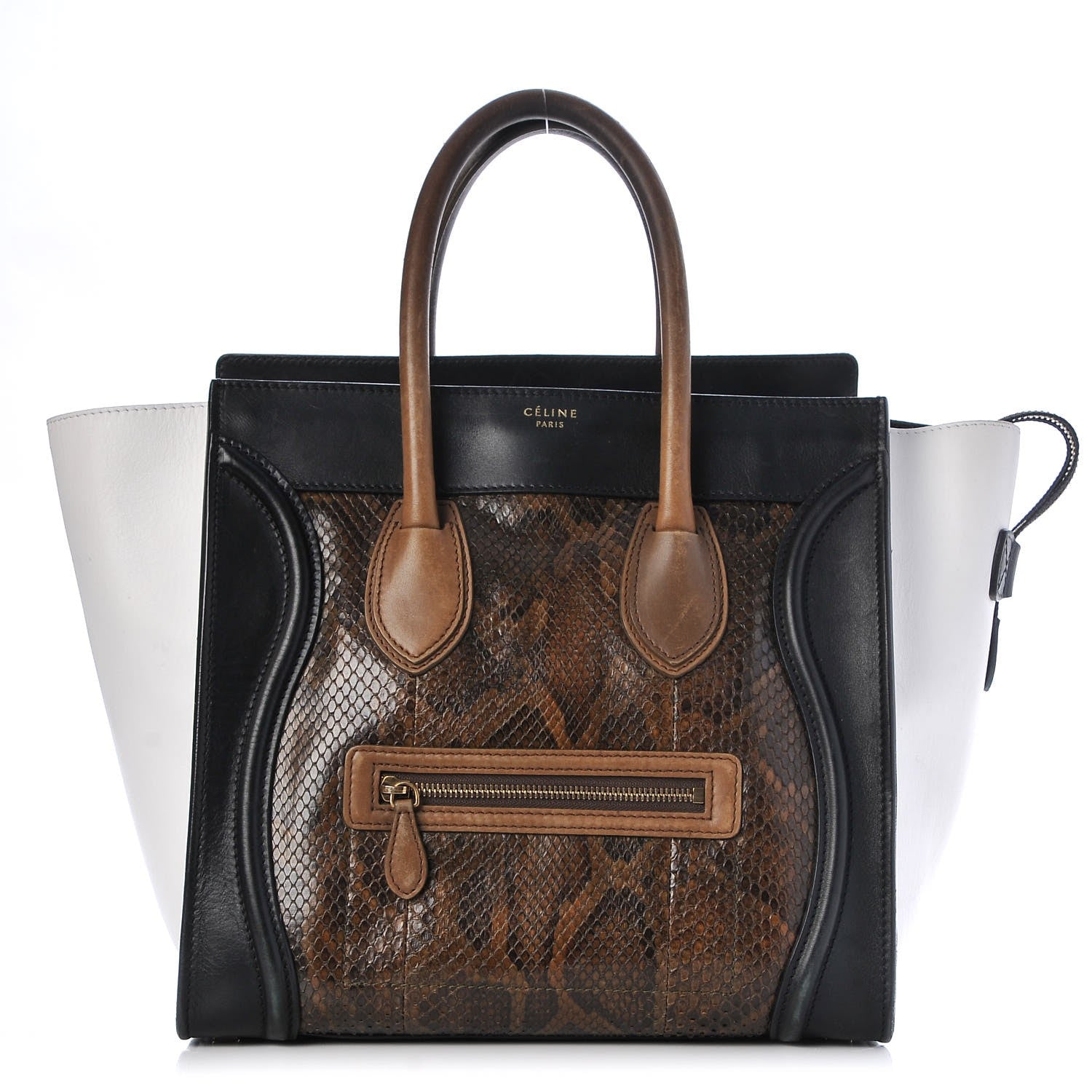 Celine Python Calfskin Mini Luggage Multicolor 1 of 11