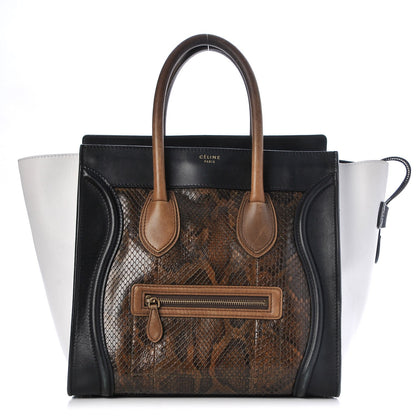 Celine Python Calfskin Mini Luggage Multicolor 1 of 11