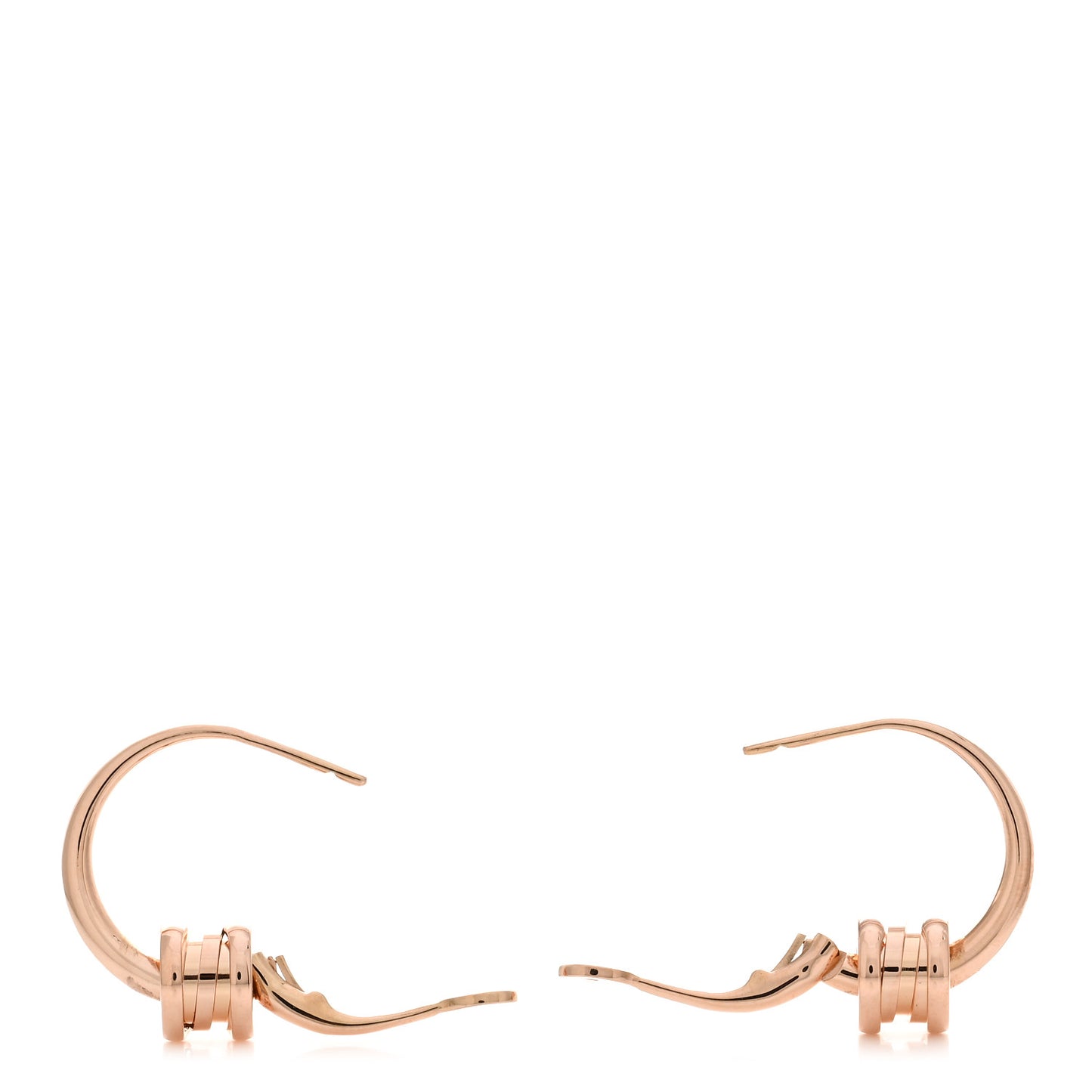 18K Rose Gold B.Zero1 Hoop Earrings