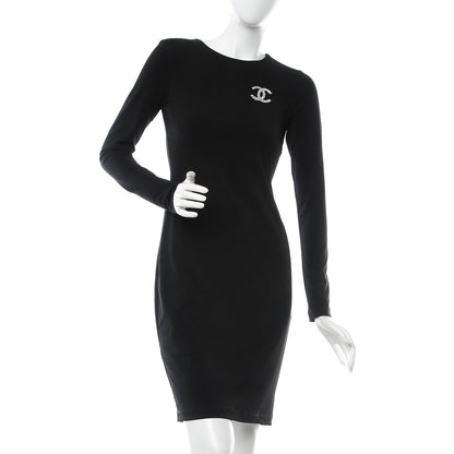 Chanel Baguette Crystal CC Brooch Silver 2 of 5