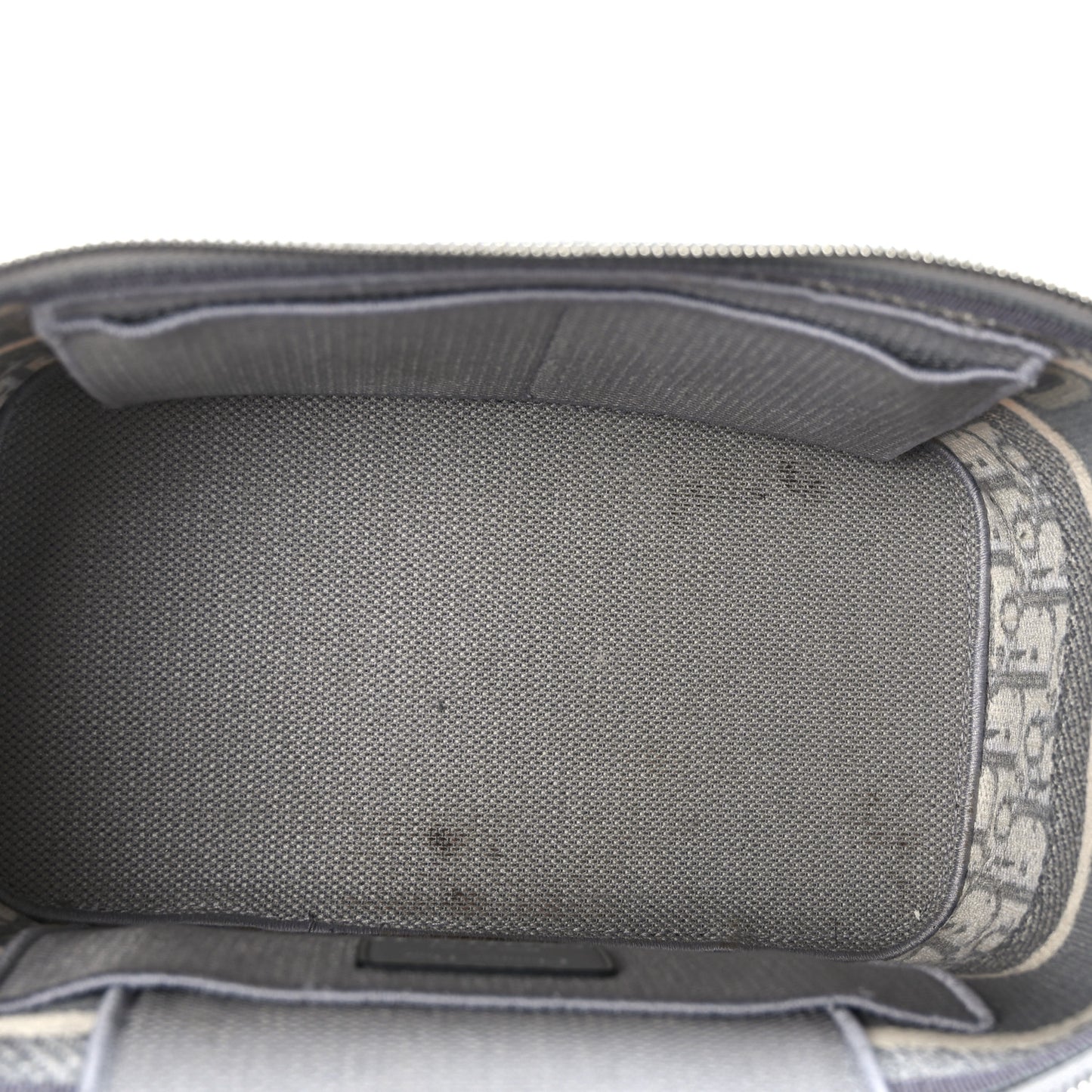 Oblique Diortravel Vanity Case Grey