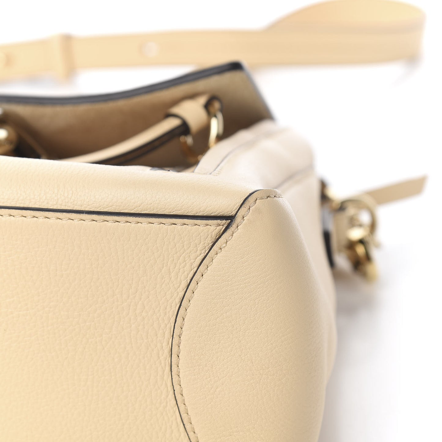 Calfskin Small Faye Day Shoulder Bag Blondie Beige