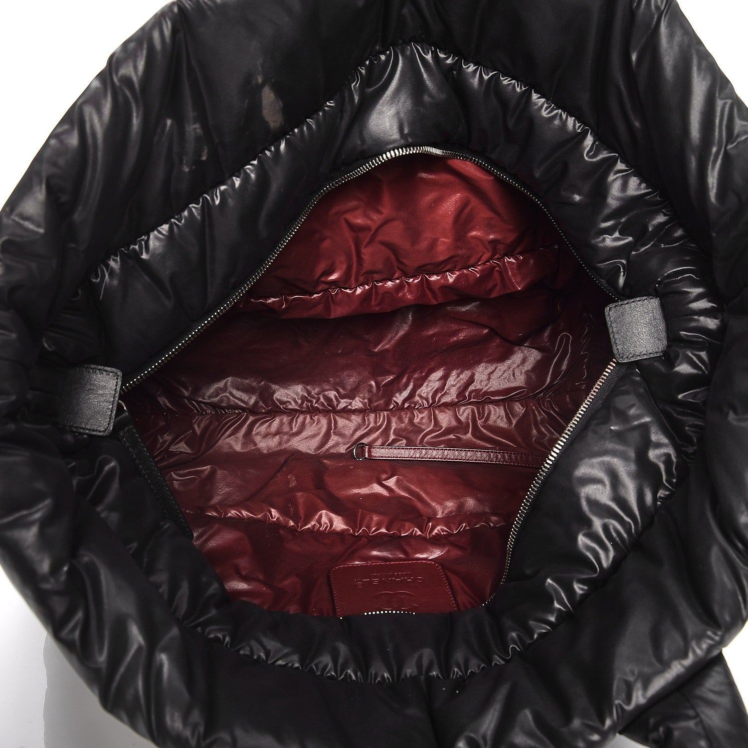 Chanel Nylon Quilted Large Coco Cocoon Tote Black 5 of 9