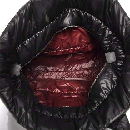 Chanel Nylon Quilted Large Coco Cocoon Tote Black 5 of 9