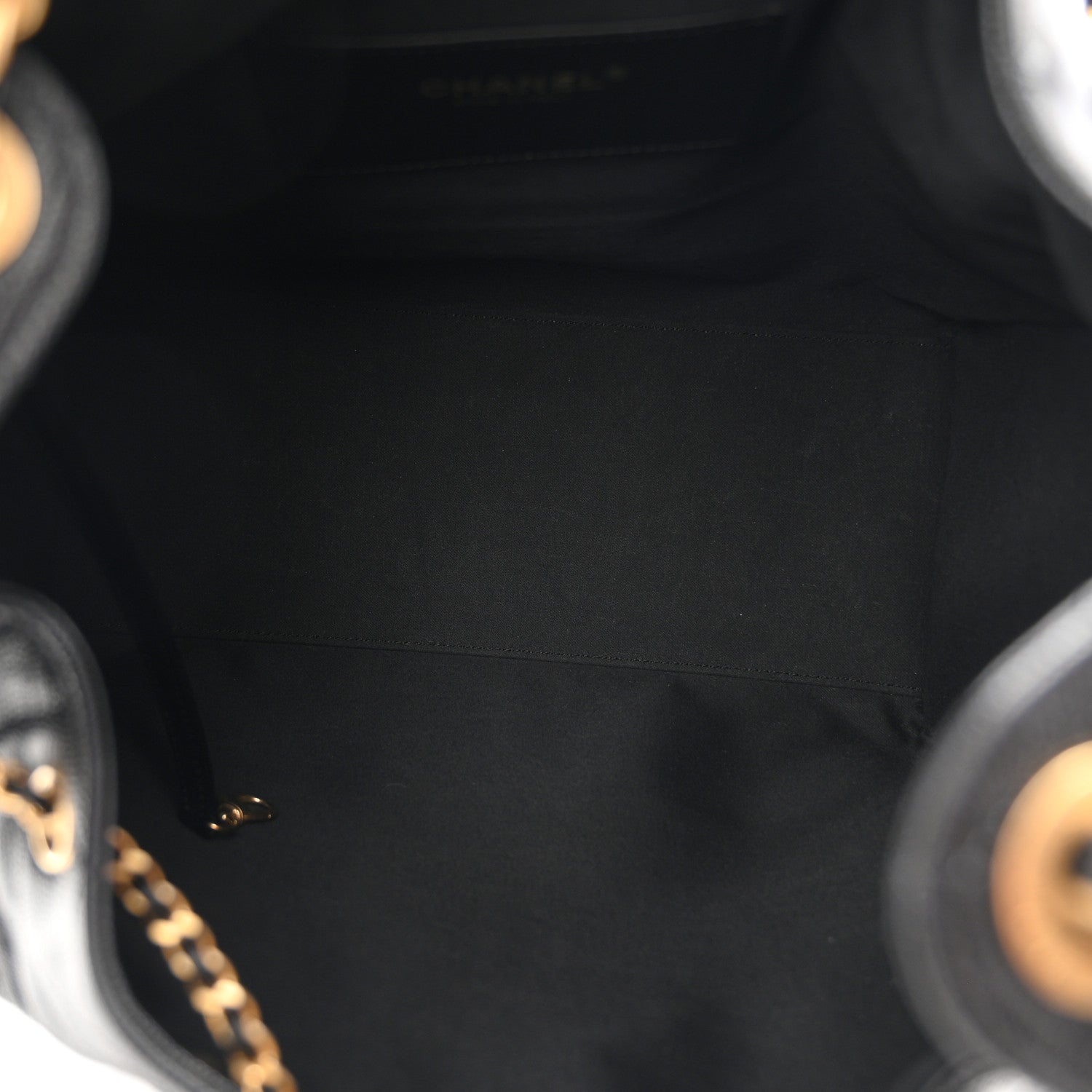 Chanel Caviar Quilted Medium Chanel 25 Handbag Black 6 of 12
