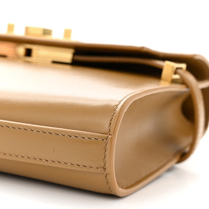 Saint Laurent Smooth Calfskin Mini Manhattan Shoulder Bag Baguette Cheddar 10 of 10