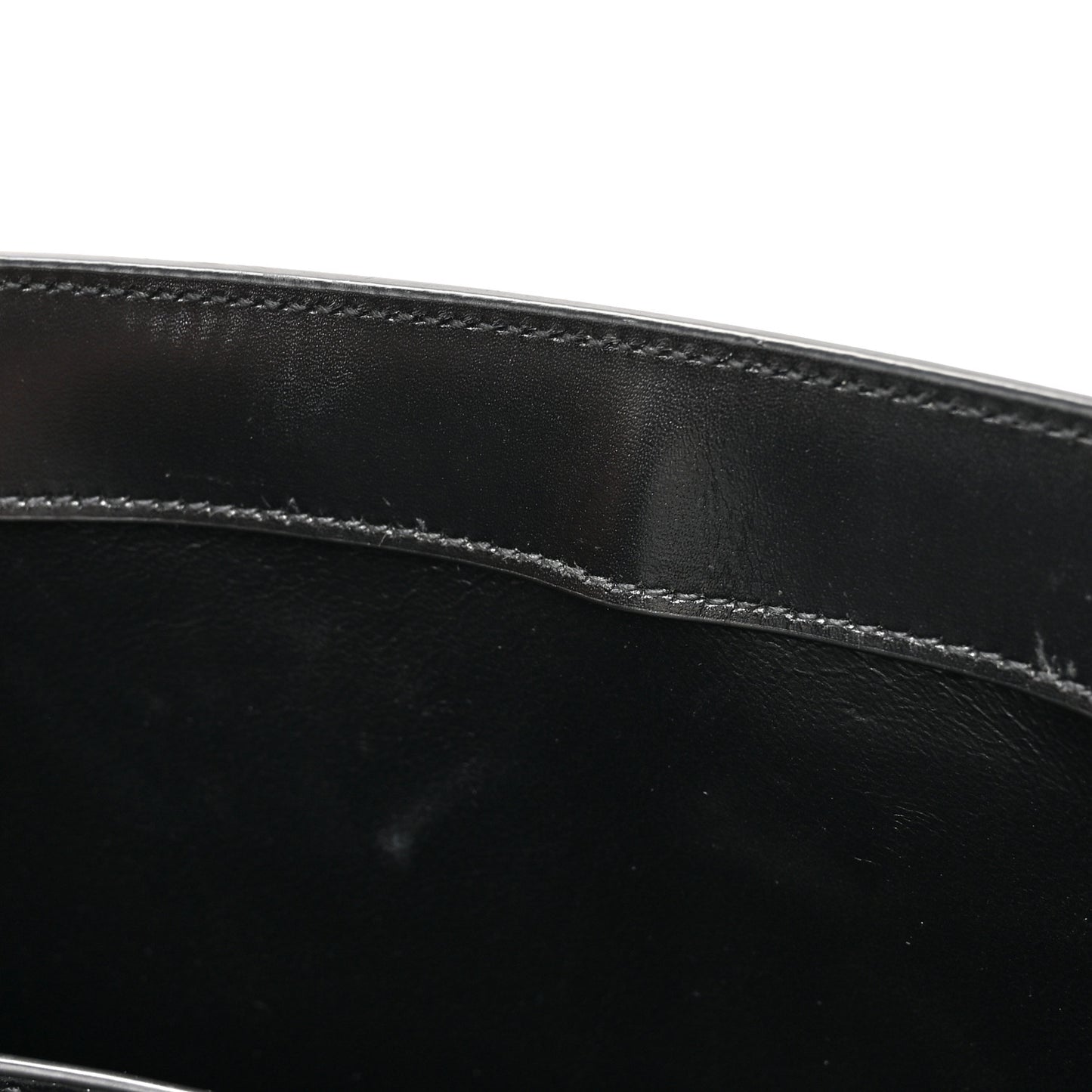 Smooth Calfskin Manhattan Shoulder Bag Black