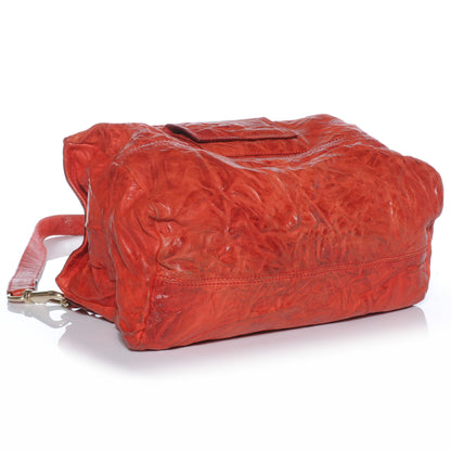 Givenchy Tumbled Sheepskin Medium Pandora Bag Red 4 of 7