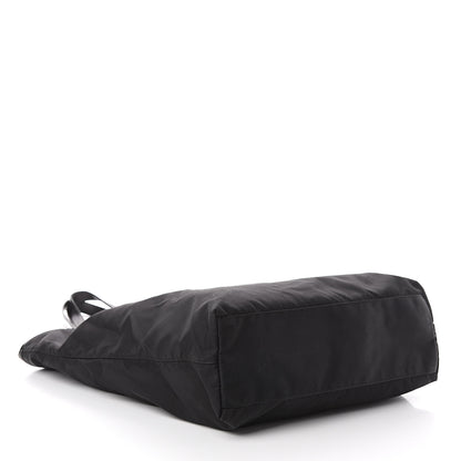 Prada Tessuto Nylon Soft Calf Tote Nero Black 3 of 8