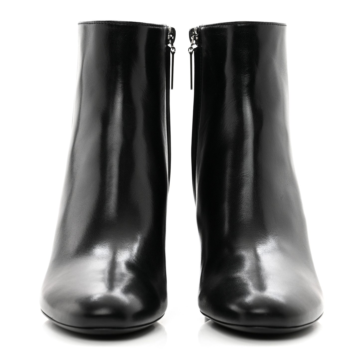 Nappa Vendome Loulou Ankle Zip Boot 37.5 Black