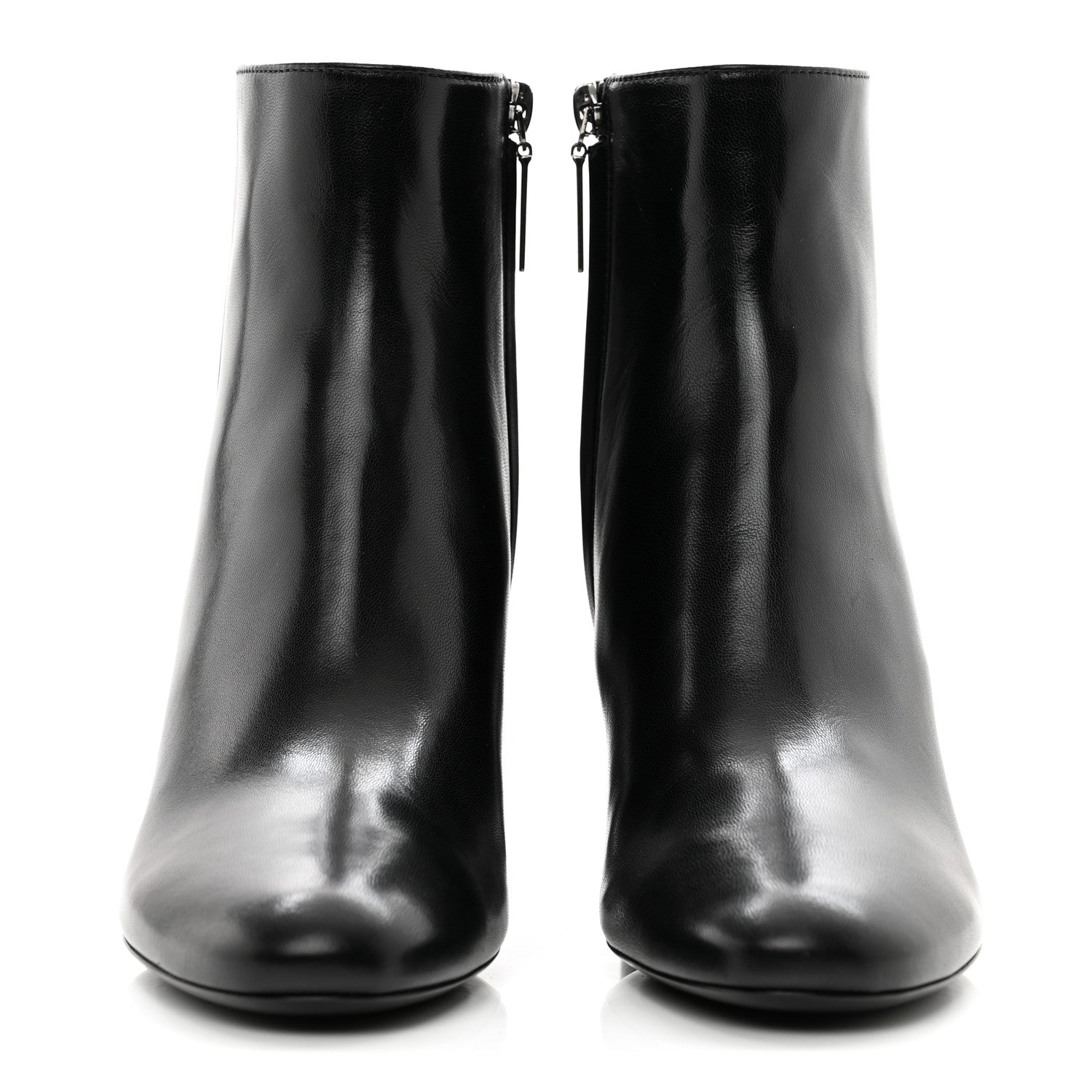 Saint Laurent Nappa Vendome Loulou Ankle Zip Boot 37.5 Black 3 of 9
