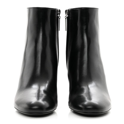 Saint Laurent Nappa Vendome Loulou Ankle Zip Boot 37.5 Black 3 of 9