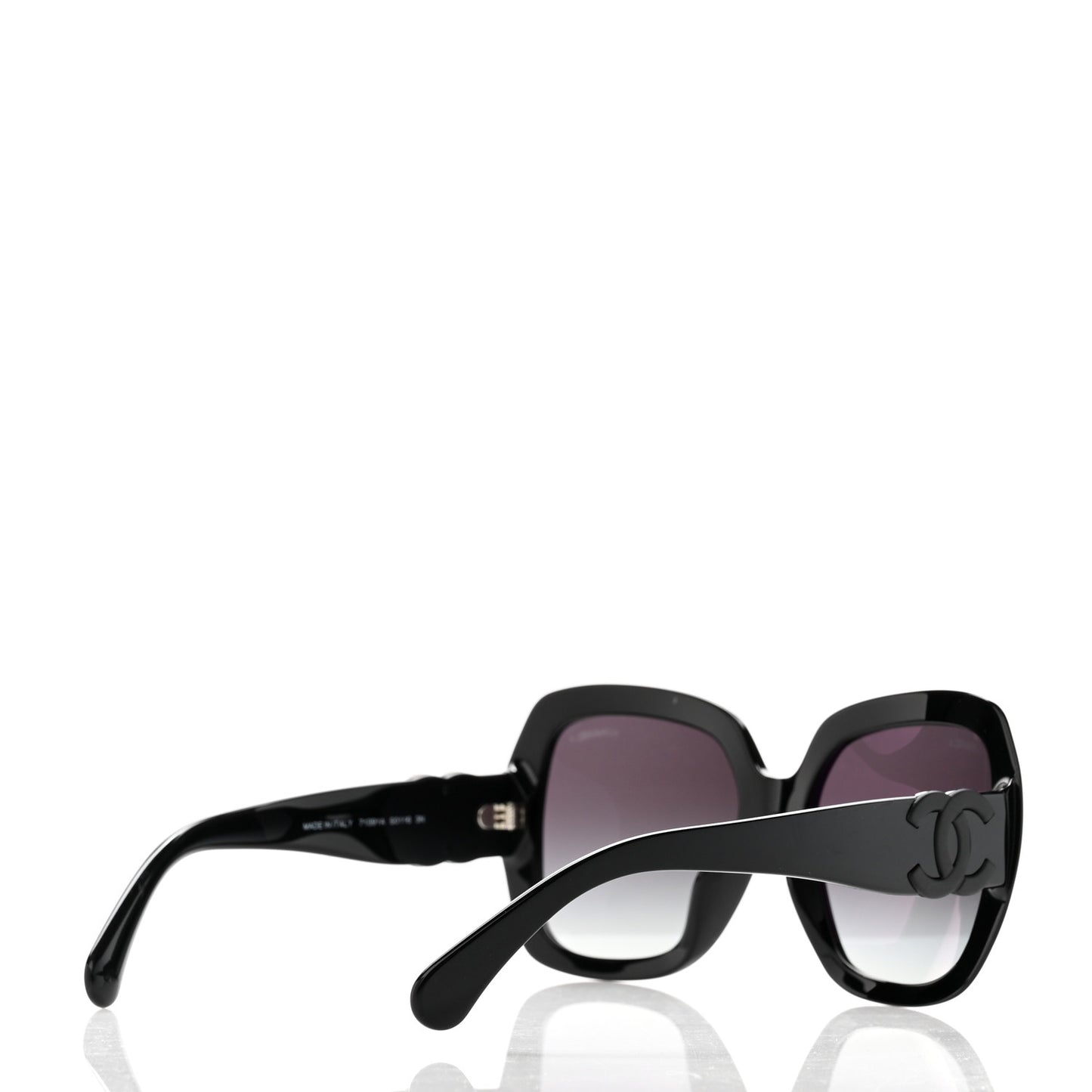 Acetate Square Sunglasses 71391 Black