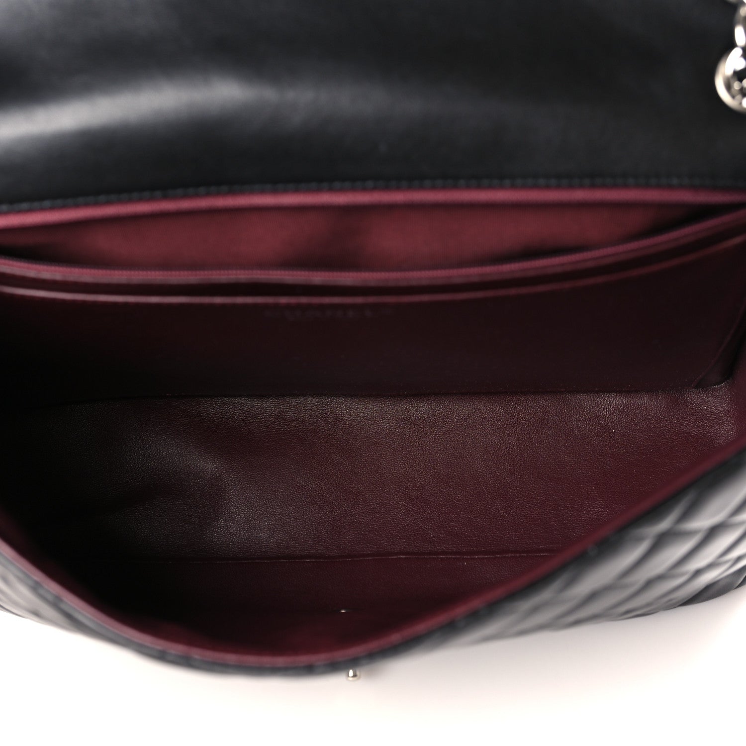 Chanel Lambskin Quilted Maxi Single Flap Black 5 of 10