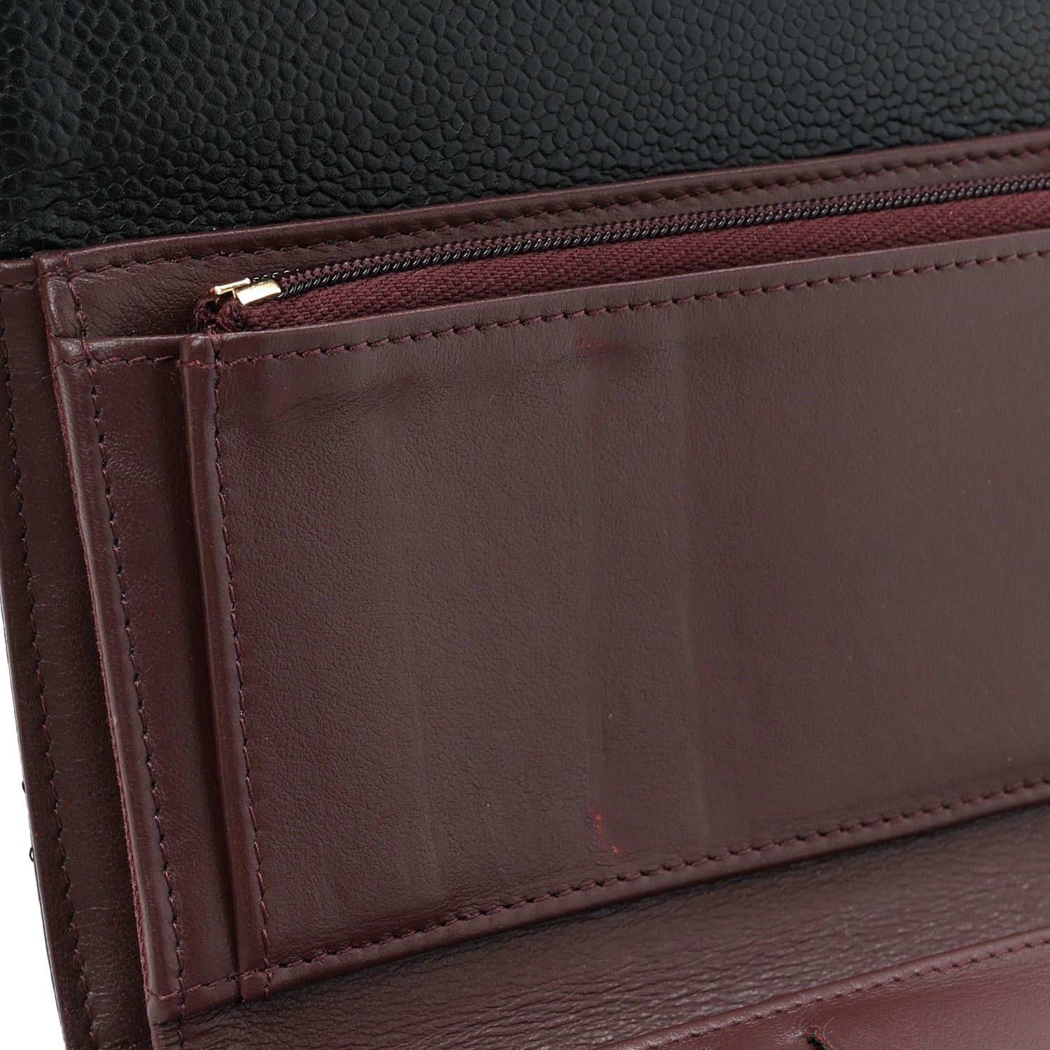 Chanel Caviar Quilted Medium Flap Wallet Black 9 of 10