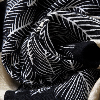 Hermes Cashmere Silk Zebra Pegasus Shawl 140 White Black Naturel 2 of 6