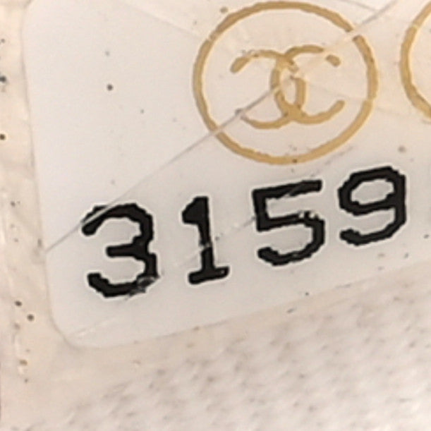 Chanel Caviar Quilted Cosmetic Case White 7 of 7