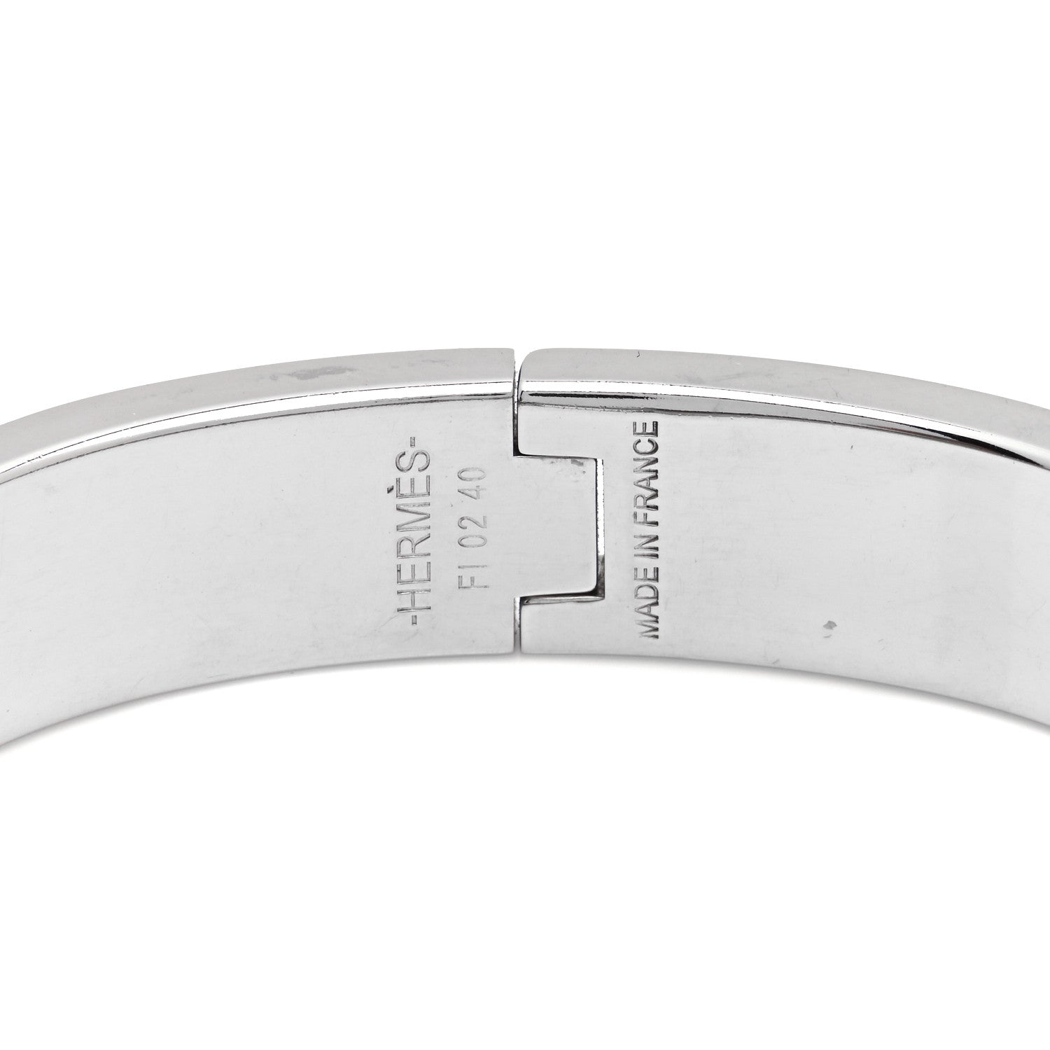 Hermes Enamel Narrow Clic Clac H Bracelet PM Bleu Celeste 4 of 5
