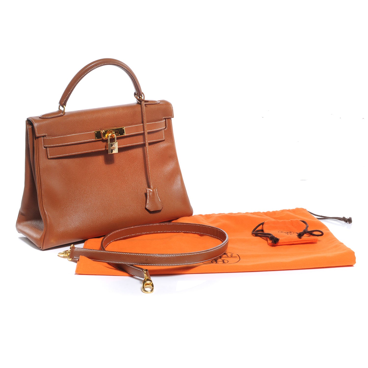 Hermes Courchevel Kelly 32 Gold 6 of 12