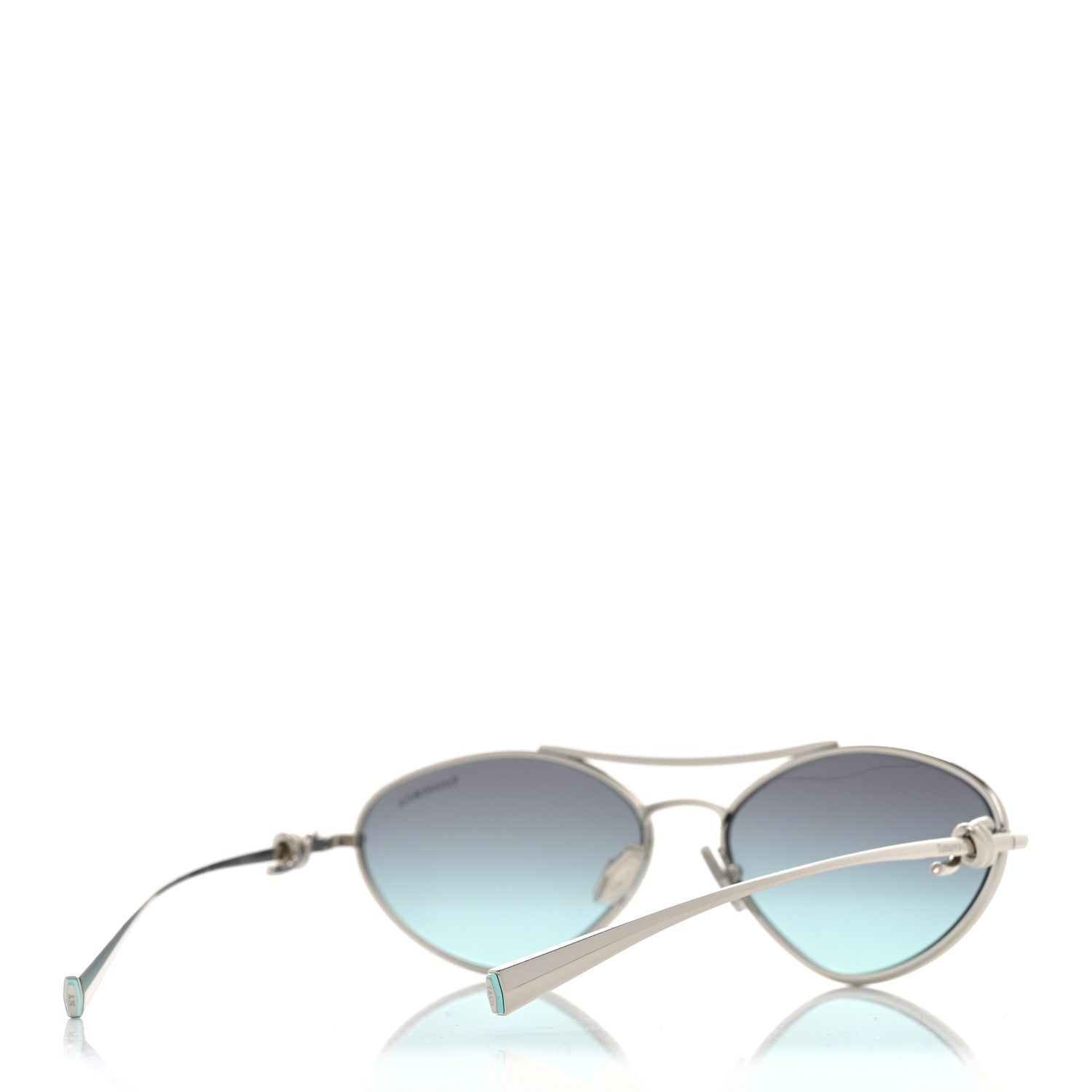 Tiffany Metal Knot Sunglasses TF3117 Silver 4 of 8