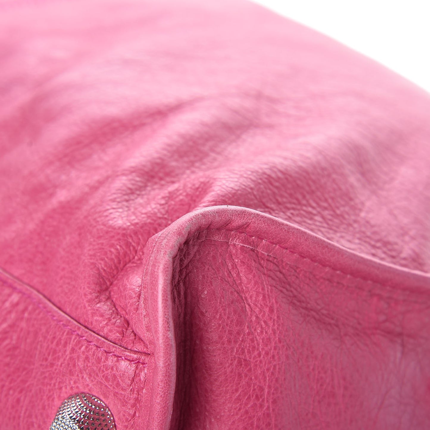 Agneau Giant 21 Silver Hardware Weekender Cyclamen Fucsia