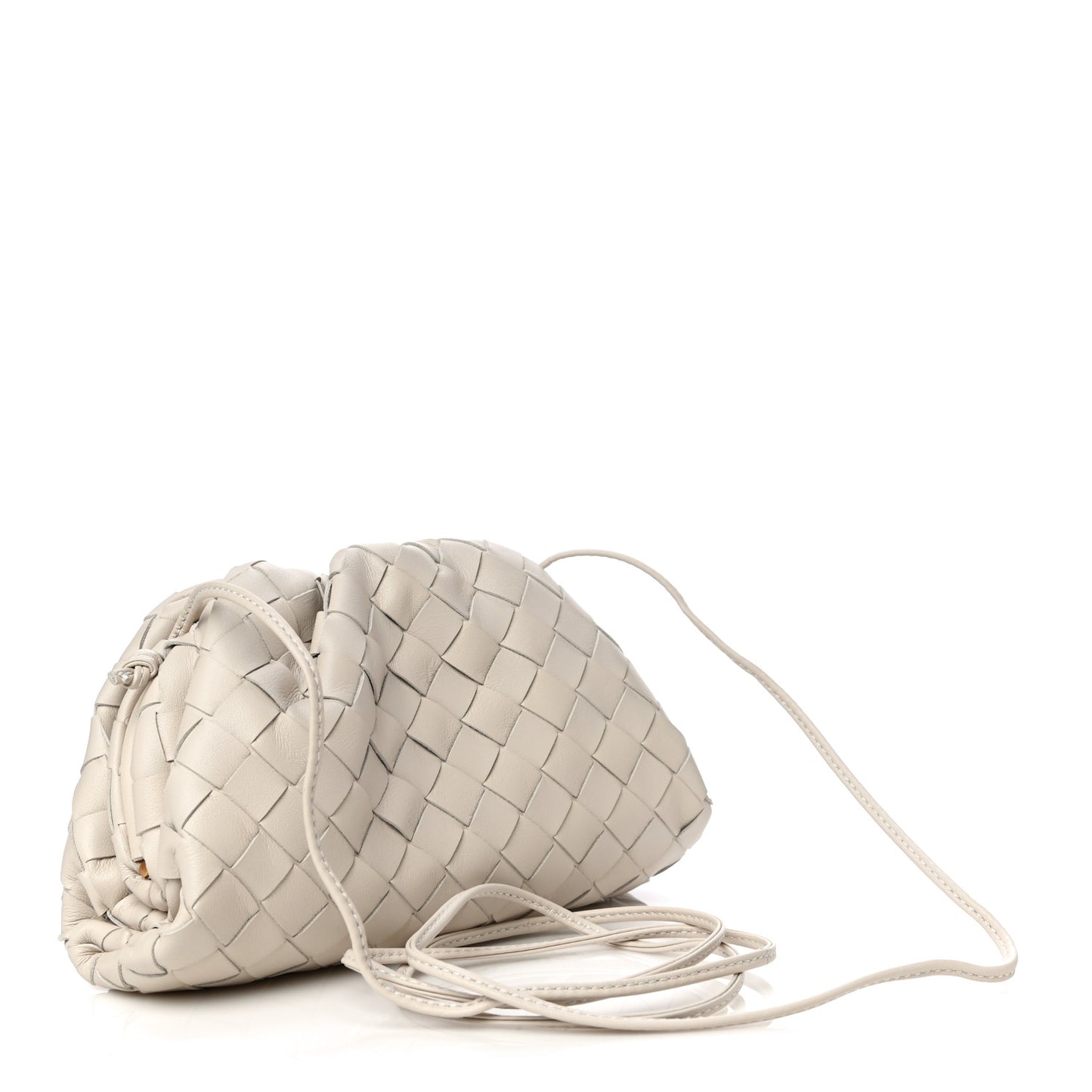 Nappa Intrecciato The Mini Pouch Chalk