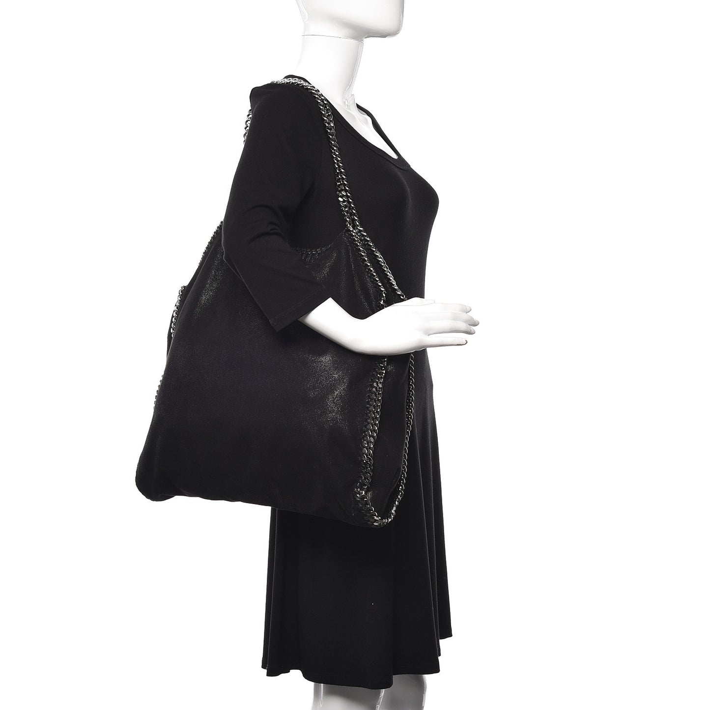 Shaggy Deer Big Falabella Tote Black