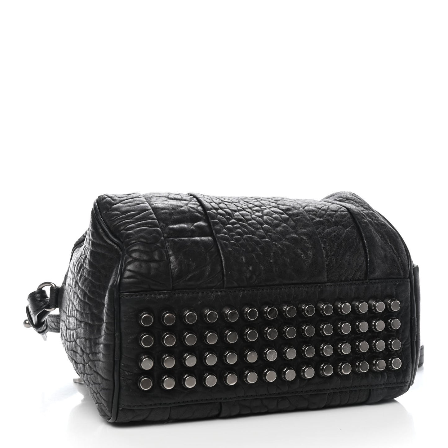 Pebbled Lambskin Rockie Black Nickel Hardware