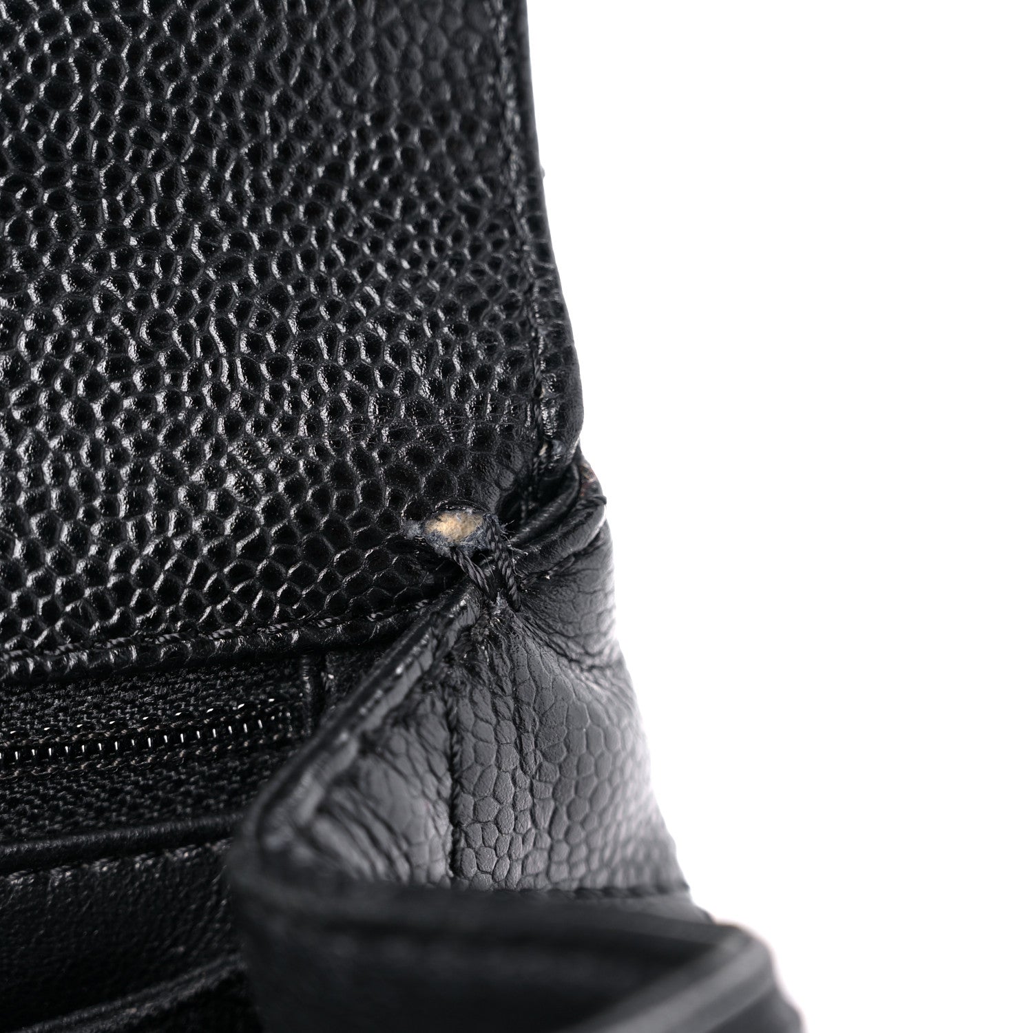 Chanel Caviar Quilted Jumbo Kelly Flap Black 12 of 13