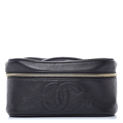 Chanel Caviar Vanity Cosmetic Case Black 1 of 13