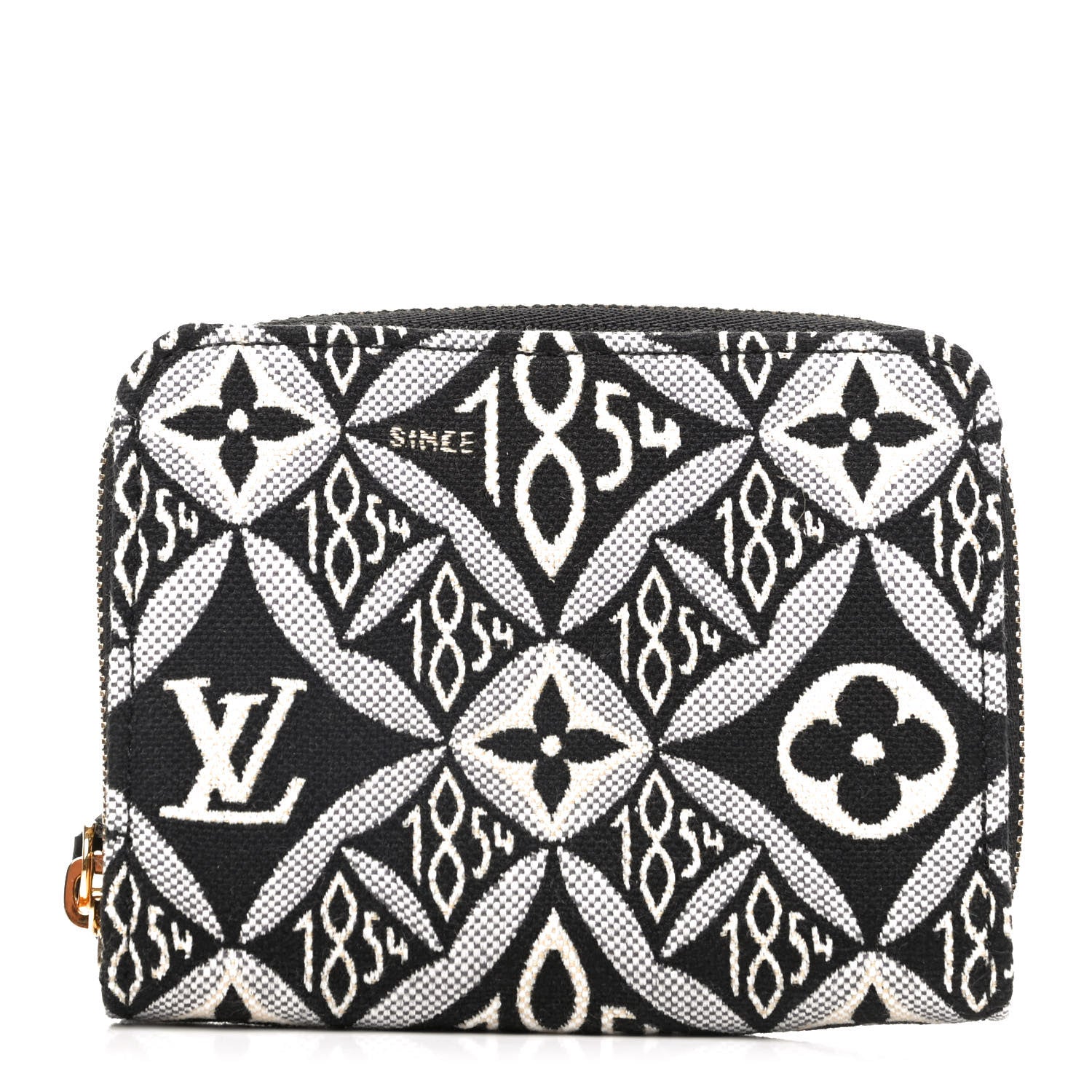 Louis Vuitton Jacquard Since 1854 Zippy Coin Purse Grey 1 of 6