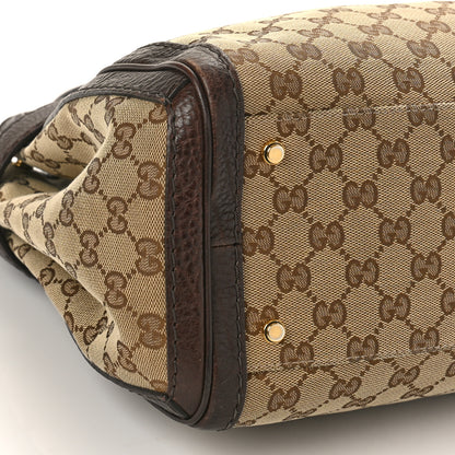 Gucci Monogram Medium GG Running Tote Dark Brown 8 of 12