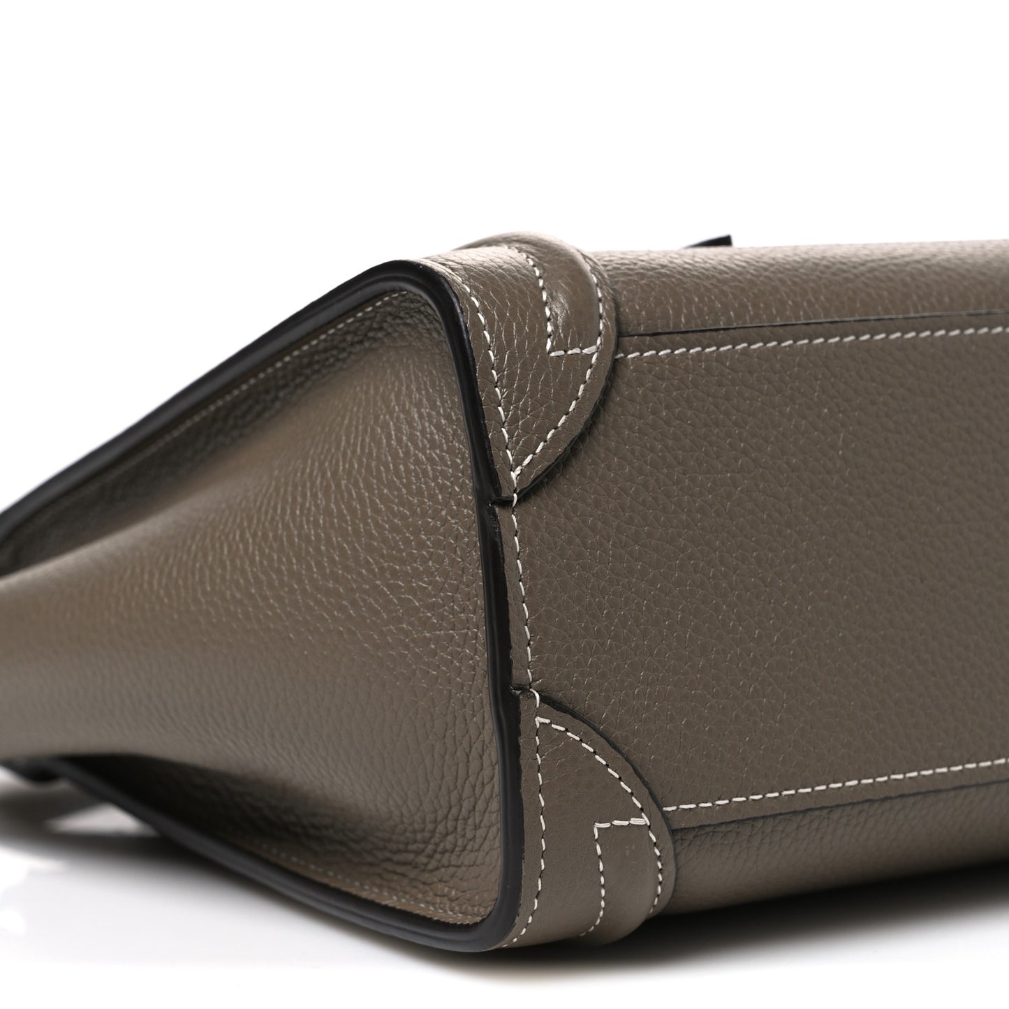 Drummed Calfskin Nano Luggage Souris